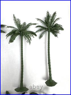 Vintage Marx Accessories Lot Guerrilla Warfare Trees Brush Lot 1960s Playset