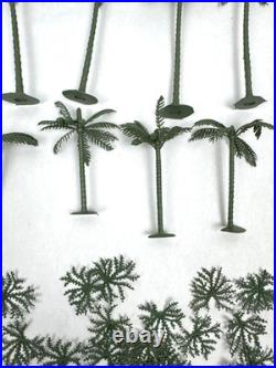 Vintage Marx Accessories Lot Guerrilla Warfare Trees Brush Lot 1960s Playset