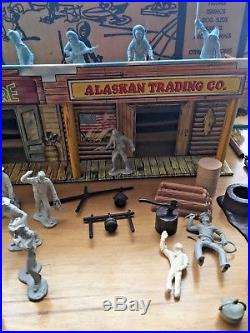 Vintage Marx Alaska Play Set Box #3708 Incomplete Set Free Shipping