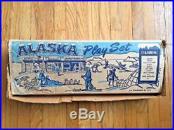 Vintage Marx Alaska Play Set Box #3708 Incomplete Set Free Shipping