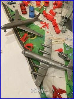 Vintage Marx American Airlines Astrojet Airport Playset