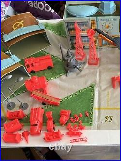 Vintage Marx American Airlines International Jetport Play Set with Box 1960 VG