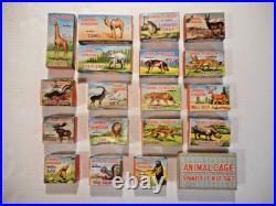 Vintage Marx Animal Kingdom Wild Animals Lot 19 Different Boxed Figures NMIB