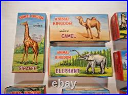 Vintage Marx Animal Kingdom Wild Animals Lot 19 Different Boxed Figures NMIB