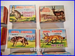 Vintage Marx Animal Kingdom Wild Animals Lot 19 Different Boxed Figures NMIB