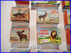 Vintage Marx Animal Kingdom Wild Animals Lot 19 Different Boxed Figures NMIB