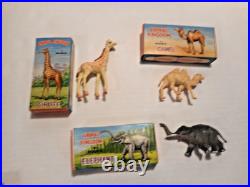 Vintage Marx Animal Kingdom Wild Animals Lot 19 Different Boxed Figures NMIB