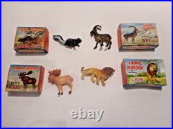 Vintage Marx Animal Kingdom Wild Animals Lot 19 Different Boxed Figures NMIB