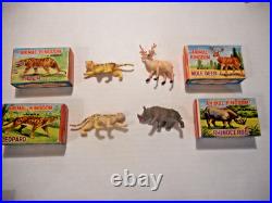 Vintage Marx Animal Kingdom Wild Animals Lot 19 Different Boxed Figures NMIB