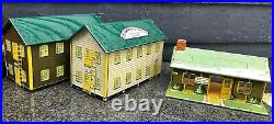 Vintage Marx Army/ Air Force Training Center Playset Buildings lot of 3