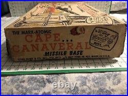 Vintage Marx-Atomic Cape Canaveral Missile Base Play Set in Box