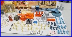 Vintage Marx Atomic Cape Canaveral Missile Base Playset Parts With Box Shelf O3