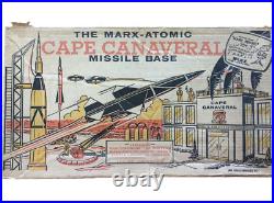 Vintage Marx Atomic Cape Canaveral Missile Base includes Space Talk Booklet