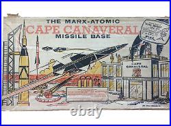 Vintage Marx Atomic Cape Canaveral Missile Base includes Space Talk Booklet
