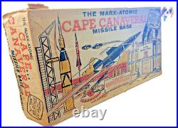 Vintage Marx Atomic Cape Canaveral Missile Base includes Space Talk Booklet
