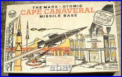 Vintage Marx Atomic Cape Canaveral Missile Base withBox many new parts #4521