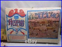 Vintage Marx Battle Of The Alamo Sears Heritage Playset With Box