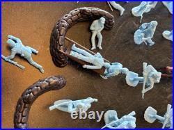 Vintage Marx Battle of Blue & Gray Figures Including Wounded Soldiers 1960s