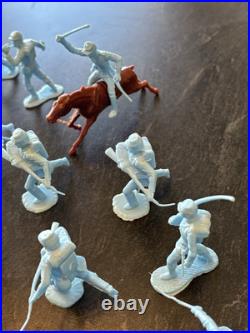 Vintage Marx Battle of Blue & Gray Figures Including Wounded Soldiers 1960s