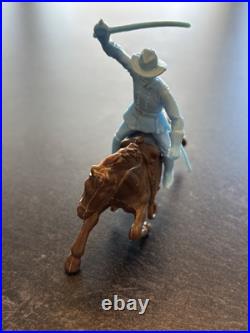 Vintage Marx Battle of Blue & Gray Figures Including Wounded Soldiers 1960s