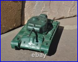 Vintage Marx Battleground Green American Army #51 Tank incomplete