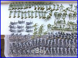 Vintage Marx Battleground Iwo Jima 550 Army Soldiers + Huge Lot Of Accessories