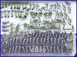 Vintage Marx Battleground Iwo Jima 550 Army Soldiers + Huge Lot Of Accessories