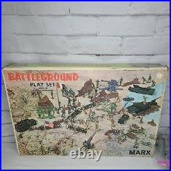 Vintage Marx Battleground Play Set 1972 all true to box