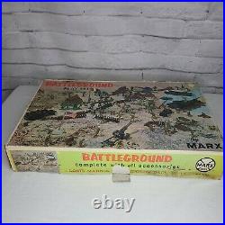 Vintage Marx Battleground Play Set 1972 all true to box