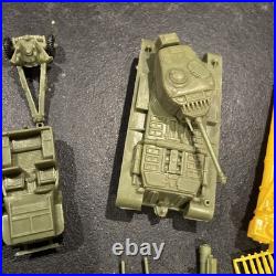 Vintage Marx Battleground Play Set Tanks, Half-tracks, soldiers, WWII Lot 100