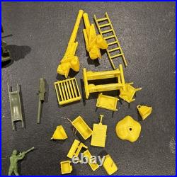 Vintage Marx Battleground Play Set Tanks, Half-tracks, soldiers, WWII Lot 100