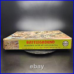 Vintage Marx Battleground Playset 4756 with Box 60s with Firing Cannon