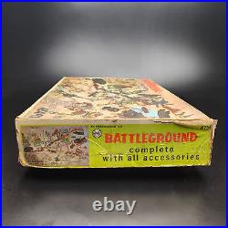 Vintage Marx Battleground Playset 4756 with Box 60s with Firing Cannon