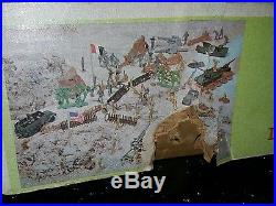 Vintage Marx Battleground WW II Playset #4756 In the Original Box