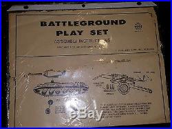 Vintage Marx Battleground WW II Playset #4756 In the Original Box