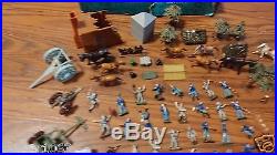 Vintage Marx Blue and Gray Armies Miniature Playset LOT