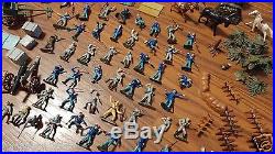 Vintage Marx Blue and Gray Armies Miniature Playset LOT