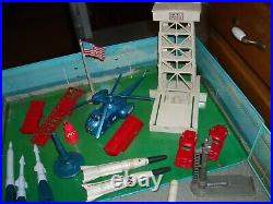 Vintage Marx Cape Kennedy Action Carry-all Playset Incomplete