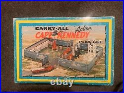 Vintage Marx Cape Kennedy Action Carry-all Tin Litho Playset No. 4625