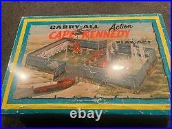 Vintage Marx Cape Kennedy Action Carry-all Tin Litho Playset No. 4625