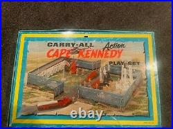 Vintage Marx Cape Kennedy Action Carry-all Tin Litho Playset No. 4625