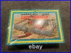 Vintage Marx Cape Kennedy Action Carry-all Tin Litho Playset No. 4625