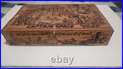 Vintage Marx Captain Space Solar Port Tin withBox & Accessories #7018 1950's