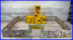 Vintage Marx Captain Space Solar Scout Playset 1953 Tom Corbett Tin Toy Building