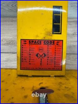 Vintage Marx Captain Space Solar Scout Playset 1953 Tom Corbett Tin Toy Building