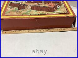 Vintage Marx Carry All Action Fort Apache Playset Accessories #4685 READ