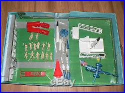 Vintage Marx Carry All Action Play Sets Cape Kennedy, Fort Apache, Boot Camp & F