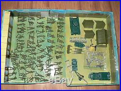 Vintage Marx Carry All Action Play Sets Cape Kennedy, Fort Apache, Boot Camp & F