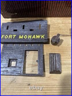 Vintage Marx Carry-All Fort Apache No. 4885 Play Set with Alamo Figures & Other +