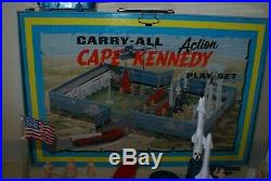 Vintage Marx Carry-all Action Tin Cape Kennedy Play Set Ships Free